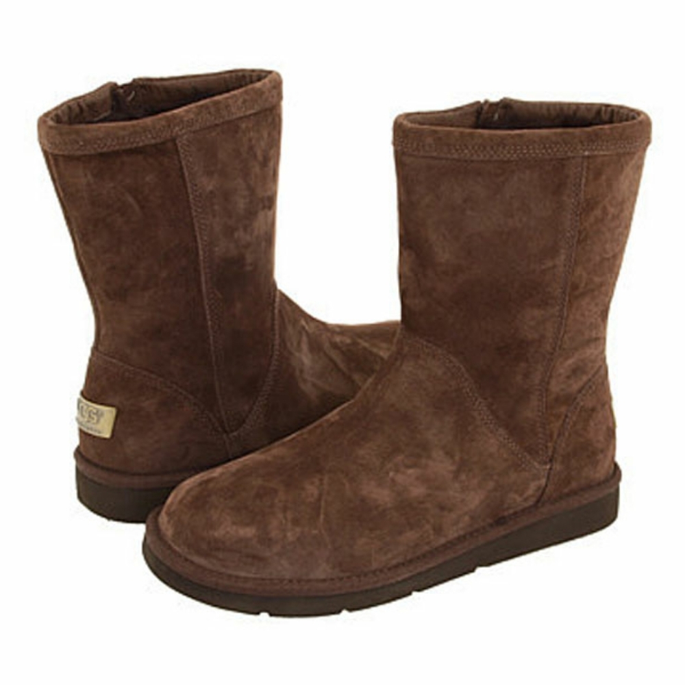 UGG Women Roslynn brown Short Boots zip up bronze